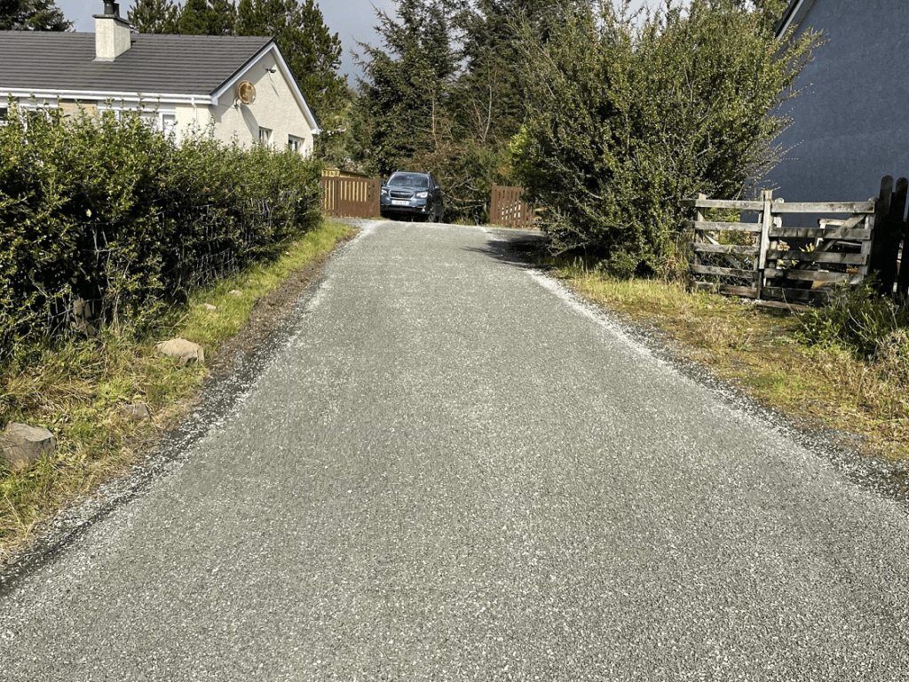 Surface Dressing farm roads in Scotland