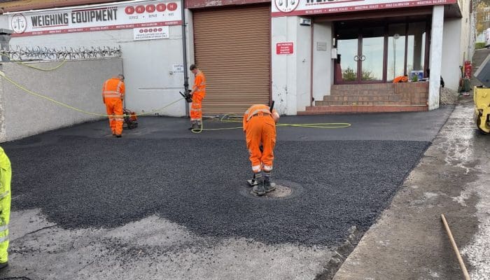 Resurfacing commercial carparks in Glasgow